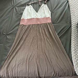 colorblock sundress